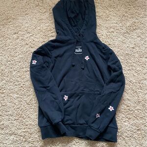 Nike flower embroidered sweatshirt